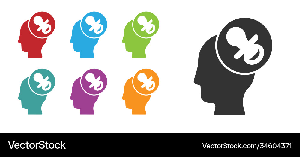 Black baby dummy pacifier icon isolated on white Black baby dummy pacifier icon isolated on white vector image
