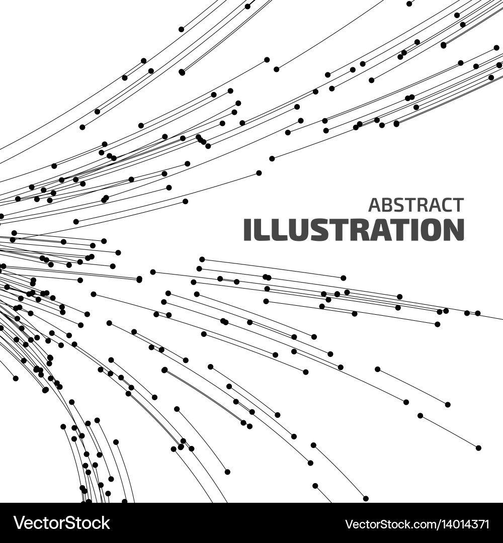 Dynamic Line Abstraction vector image
