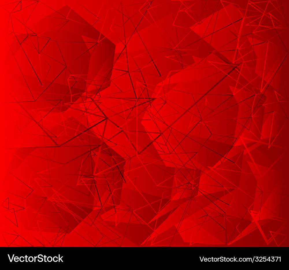 Red abstract triangular backgrounds Vector Image