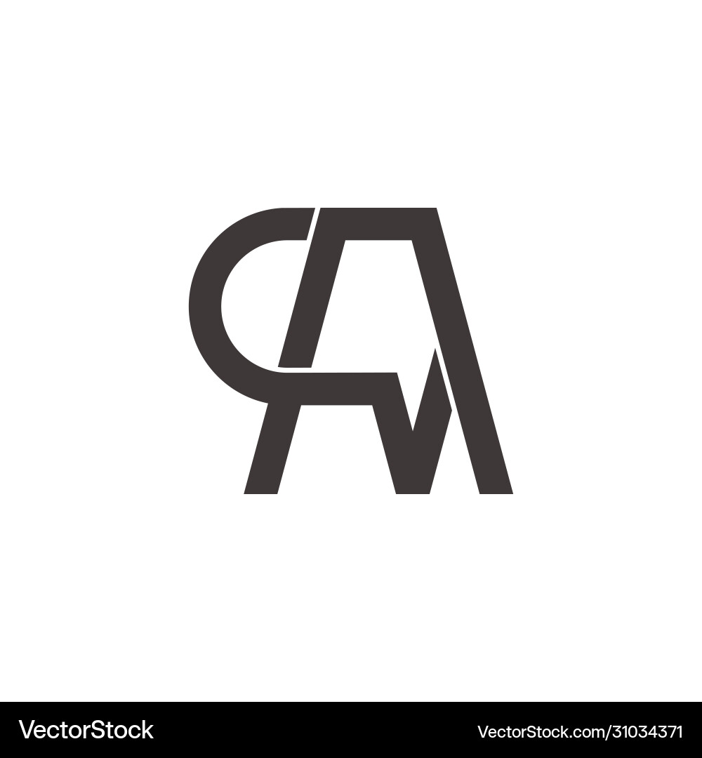 Simple letter qa bubble talk line design symbol Simple letter qa bubble talk line design symbol Vector Image