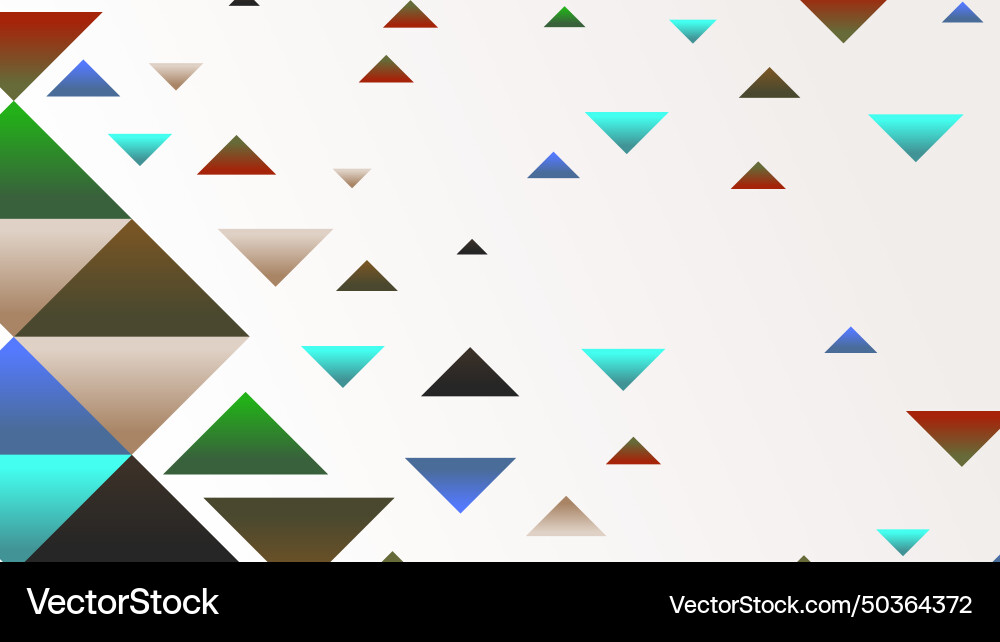 Abstract geometric shapes background with triangle Abstract geometric shapes background with triangle Vector Image