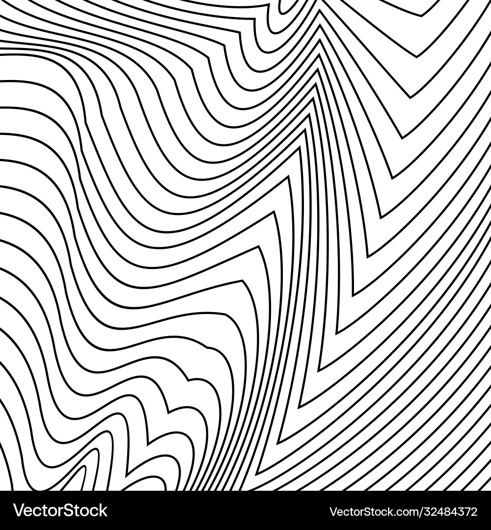 Abstract lines pattern waves background vector image