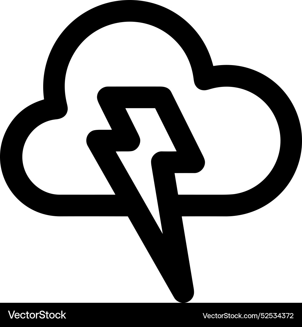 Cloud storage icon symbol image of the hosting vector image