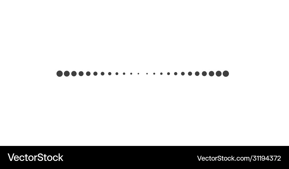 Dotted line simple shape symbol icon design Vector Image