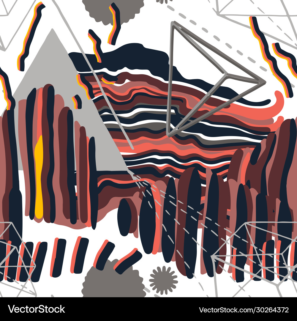 Geometric Stripe Pattern vector image