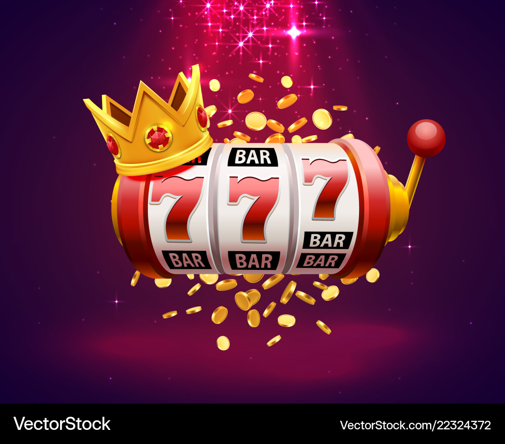 King Slots 777 Casino Banner vektorbild