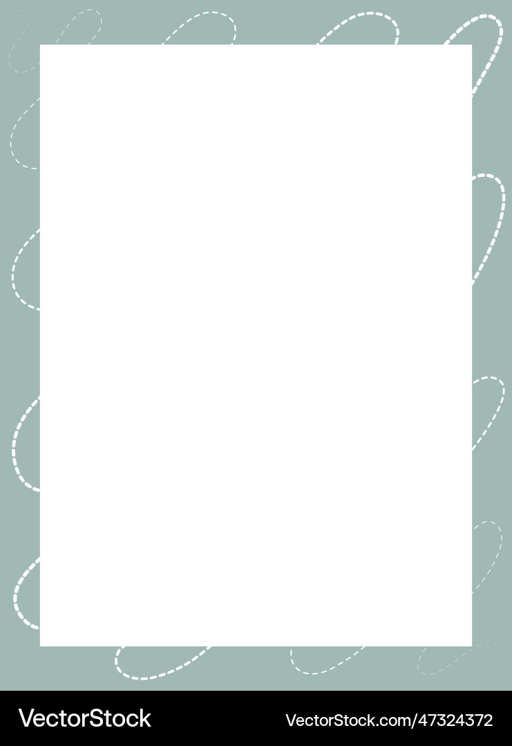 Rectangular frame on a white background Vector Image