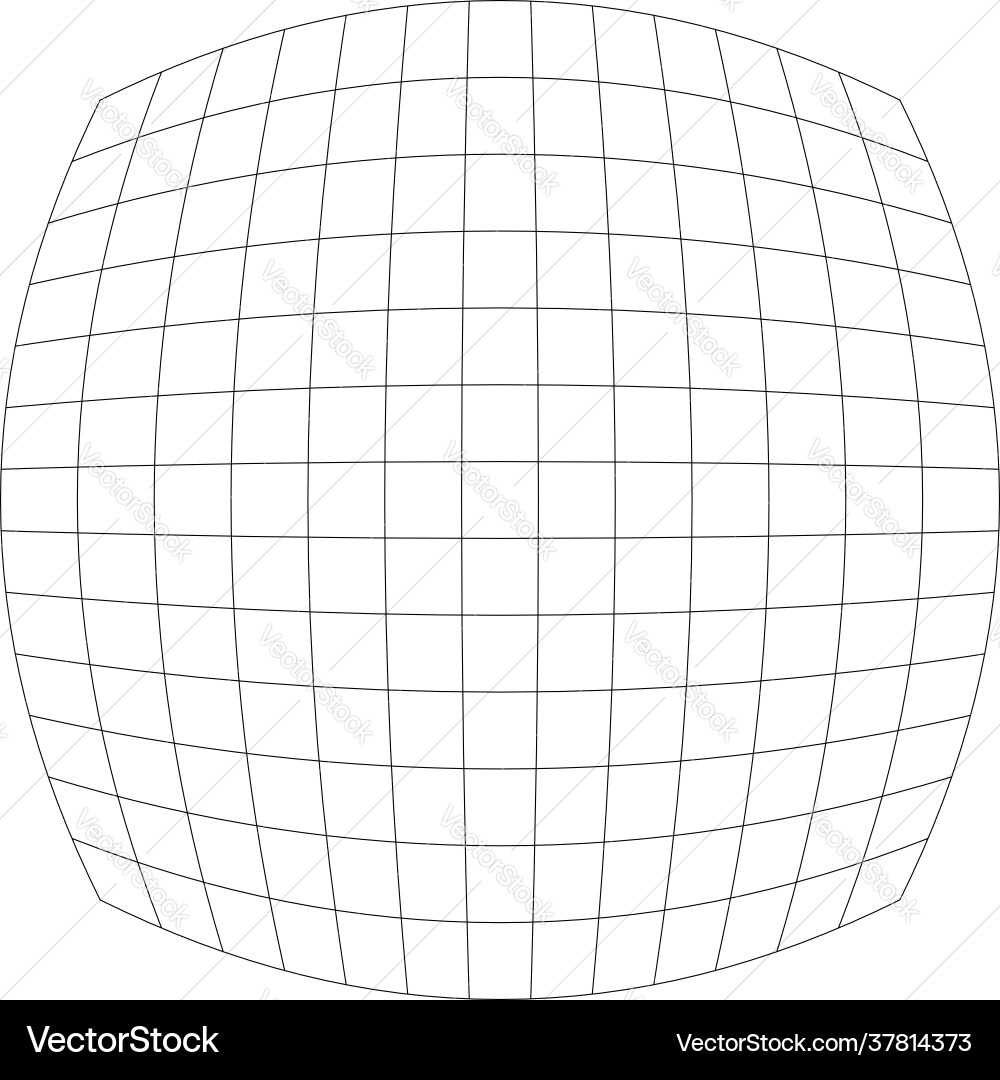 Grid mesh lattice grating with distort deform Vector Image