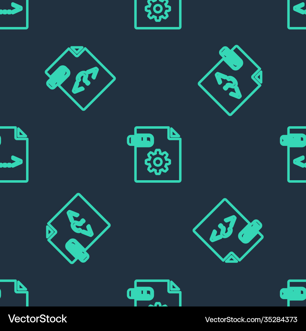 Set line dll Dateidokument php und xml Set line dll Dateidokument php und xml vektorbild