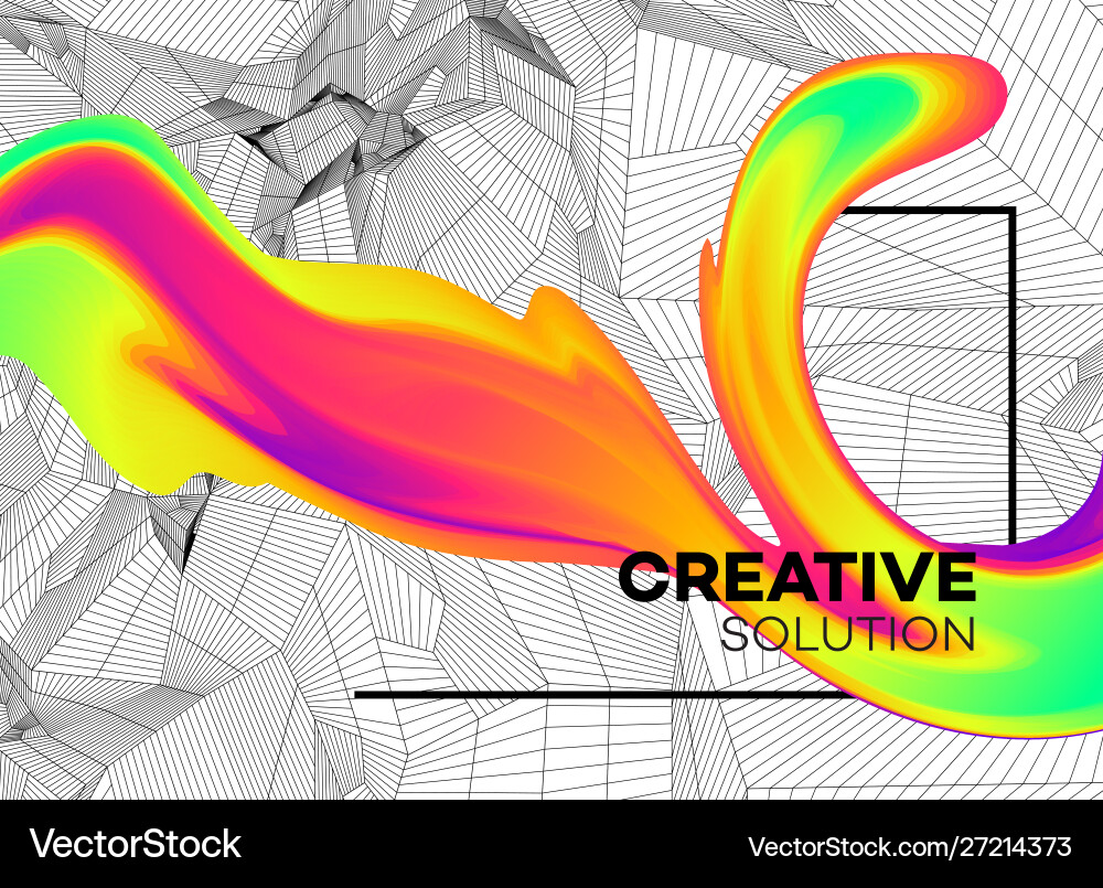 Trendy abstract background with dynamic particles Trendy abstract background with dynamic particles vector image