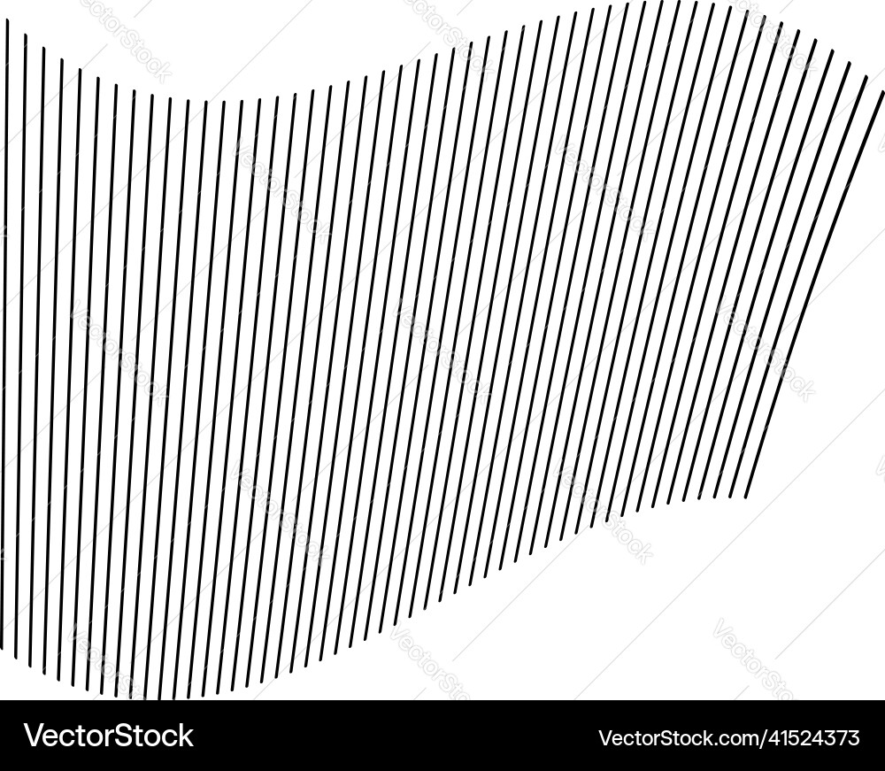 Wavy waving curvy parallel lines undulate Wavy waving curvy parallel lines undulate vector image