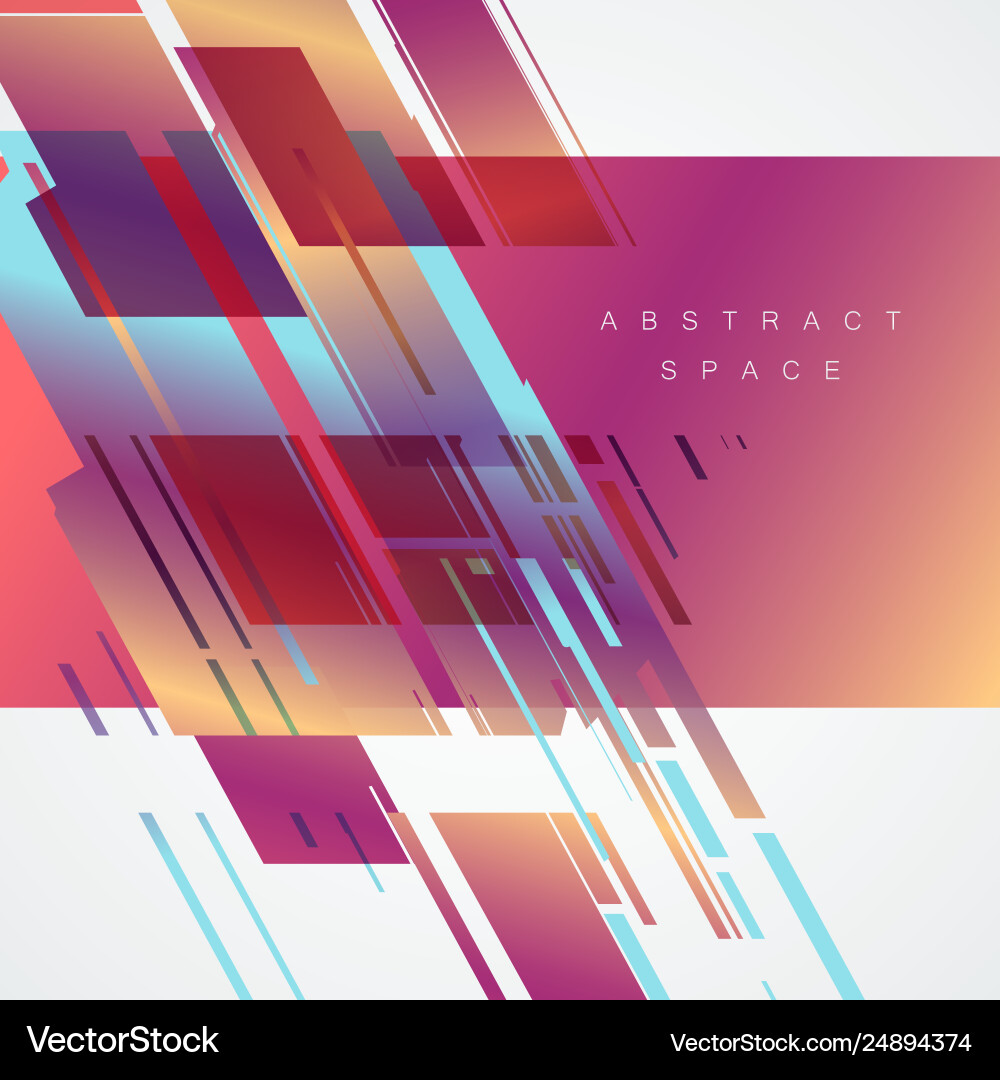 Abstract color background for your design Vector Image