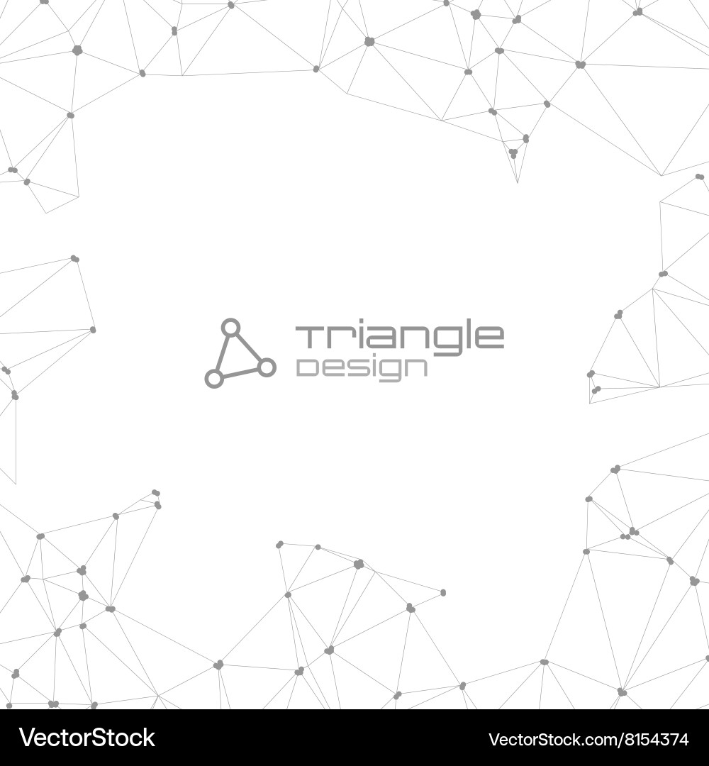Abstract triangular background Vector Image