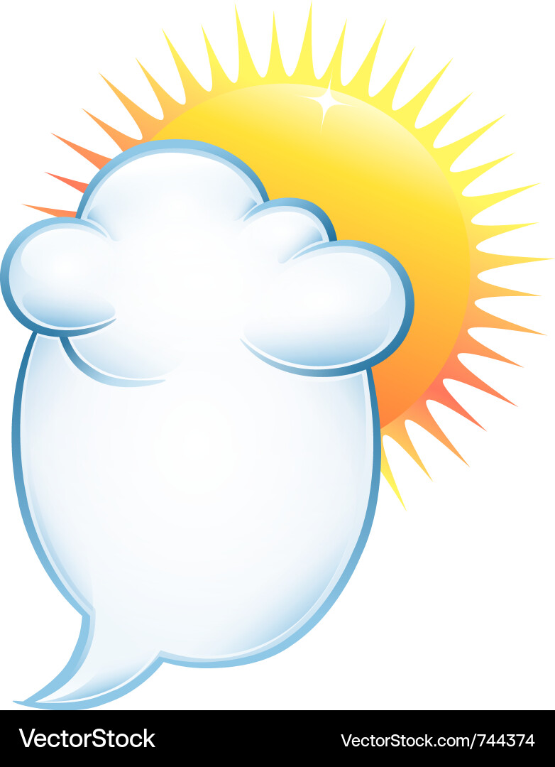 Background on the weather Vector Image