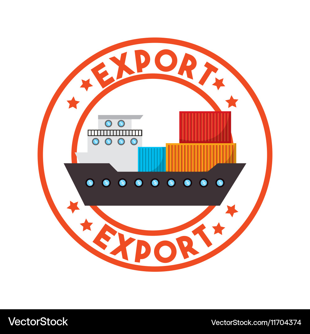 Export and import design vector image