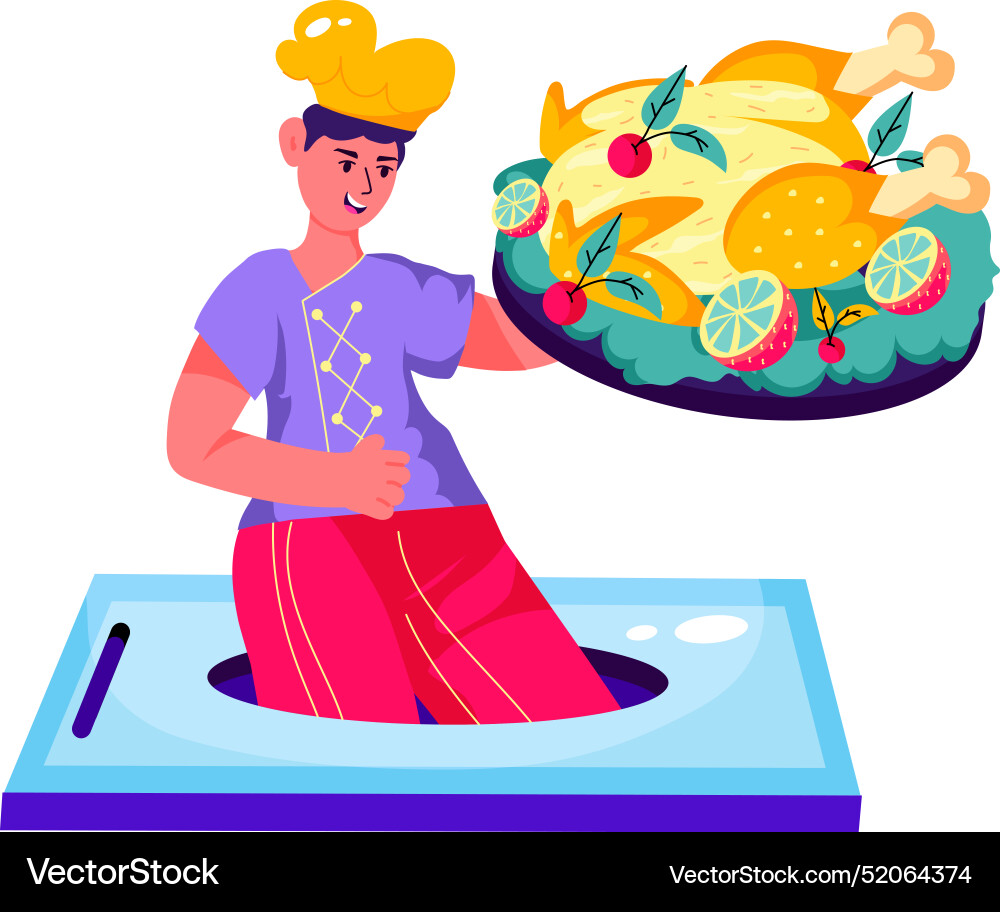 Food app Royalty Free Vector Image - VectorStock