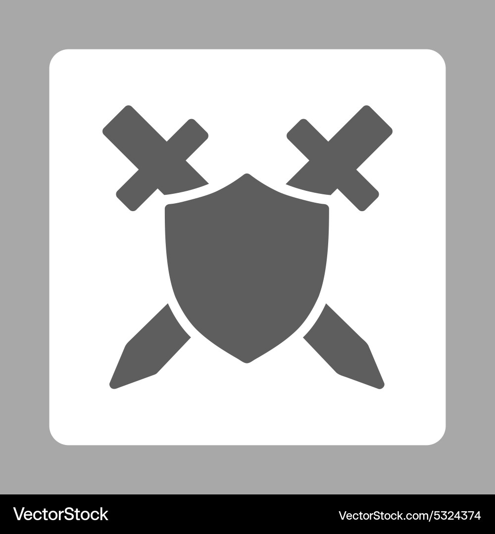 Guard icon from commerce buttons overcolor set Vector Image