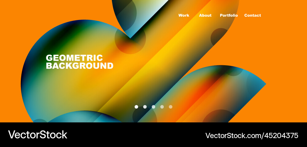 Circle round elements and lines geometric Circle round elements and lines geometric vector image
