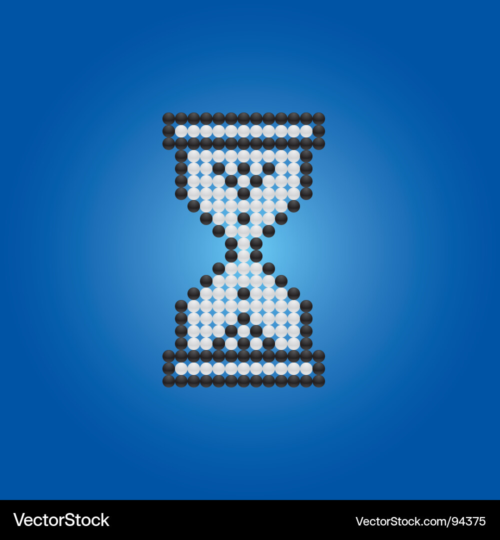 Digital Timer Cursor Vector Image