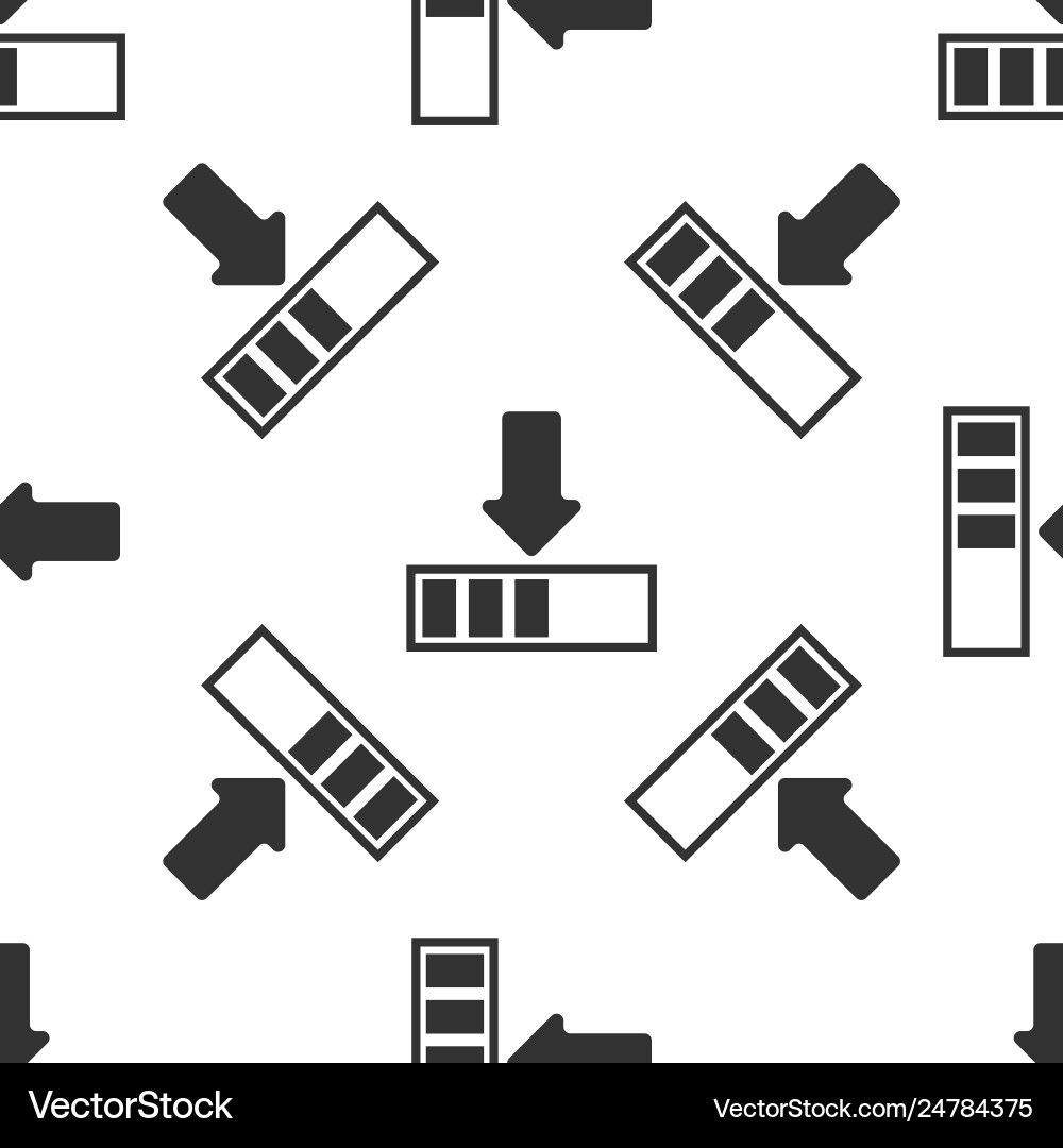 Grey loading icon isolated seamless pattern Grey loading icon isolated seamless pattern vector image