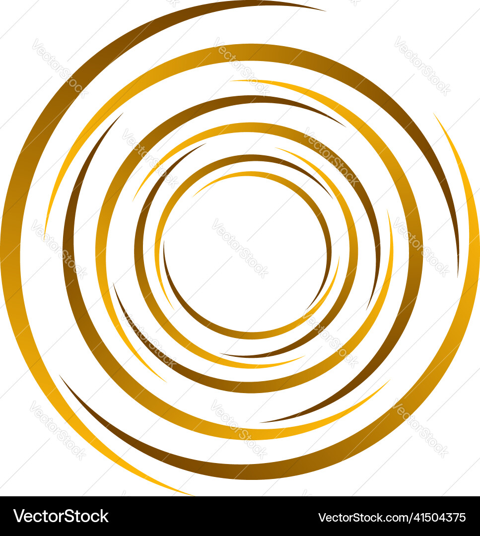 Spiral swirl twirl rotating segmented circle Spiral swirl twirl rotating segmented circle vector image