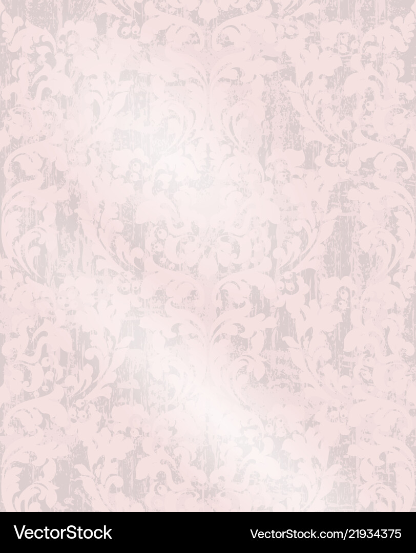 Vintage damask ornament background stylish Vector Image