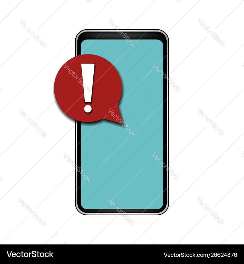 Application error isolated on white background Application error isolated on white background vector image
