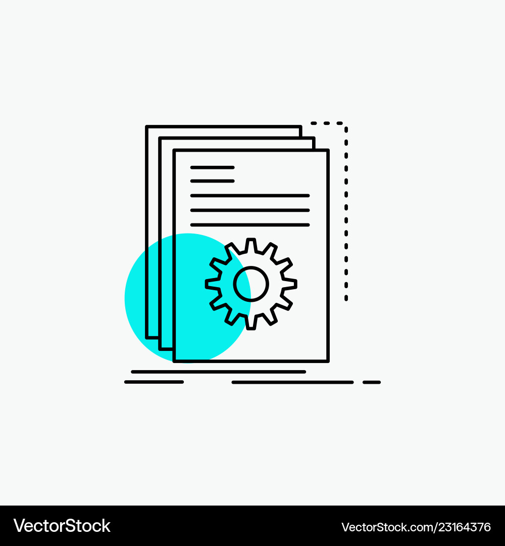 Erstellen von Entwicklerprogramm-Script-Line-Symbol Erstellen von Entwicklerprogramm-Script-Line-Symbol vektorbild