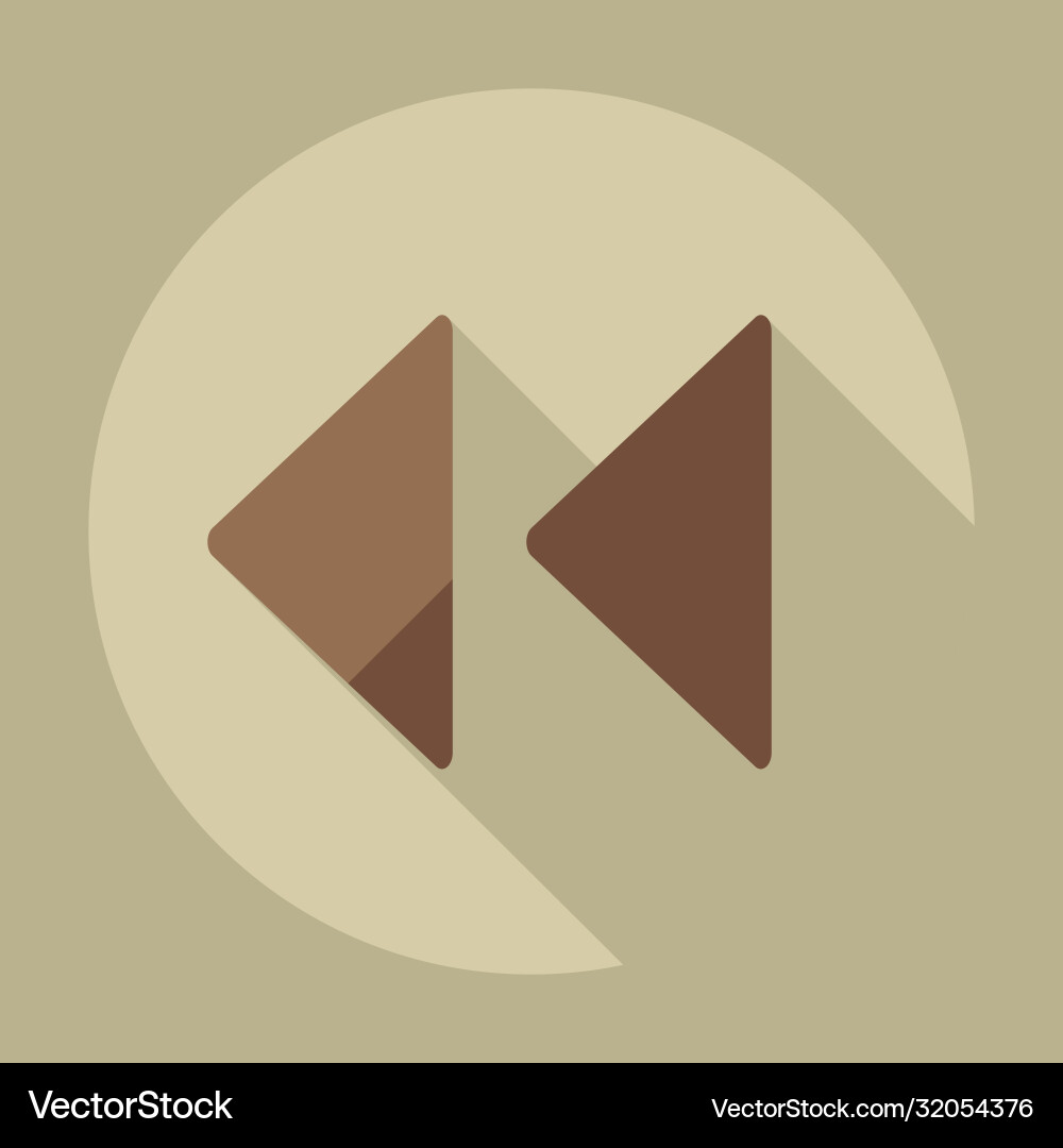 Flat modern design with shadow icon player Vector Image