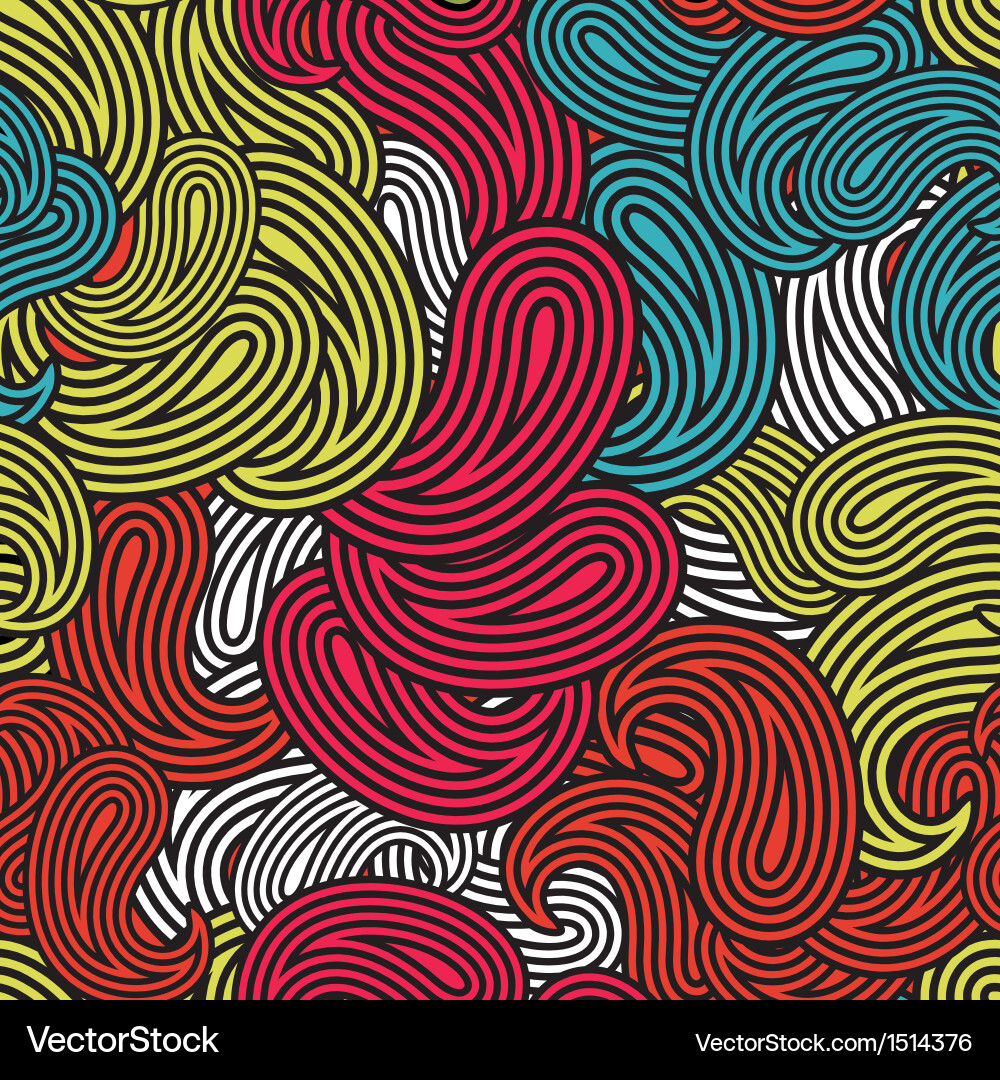 Seamless pattern with abstract design Vector Image