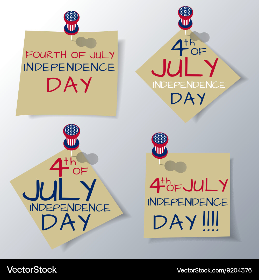 Sheets of paper with a pushpin Vector Image