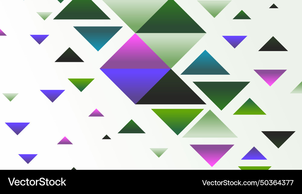 Abstract geometric shapes background with triangle Vector Image