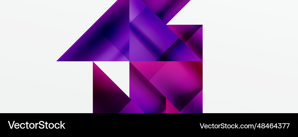 Captivating abstraction triangles Vector Image