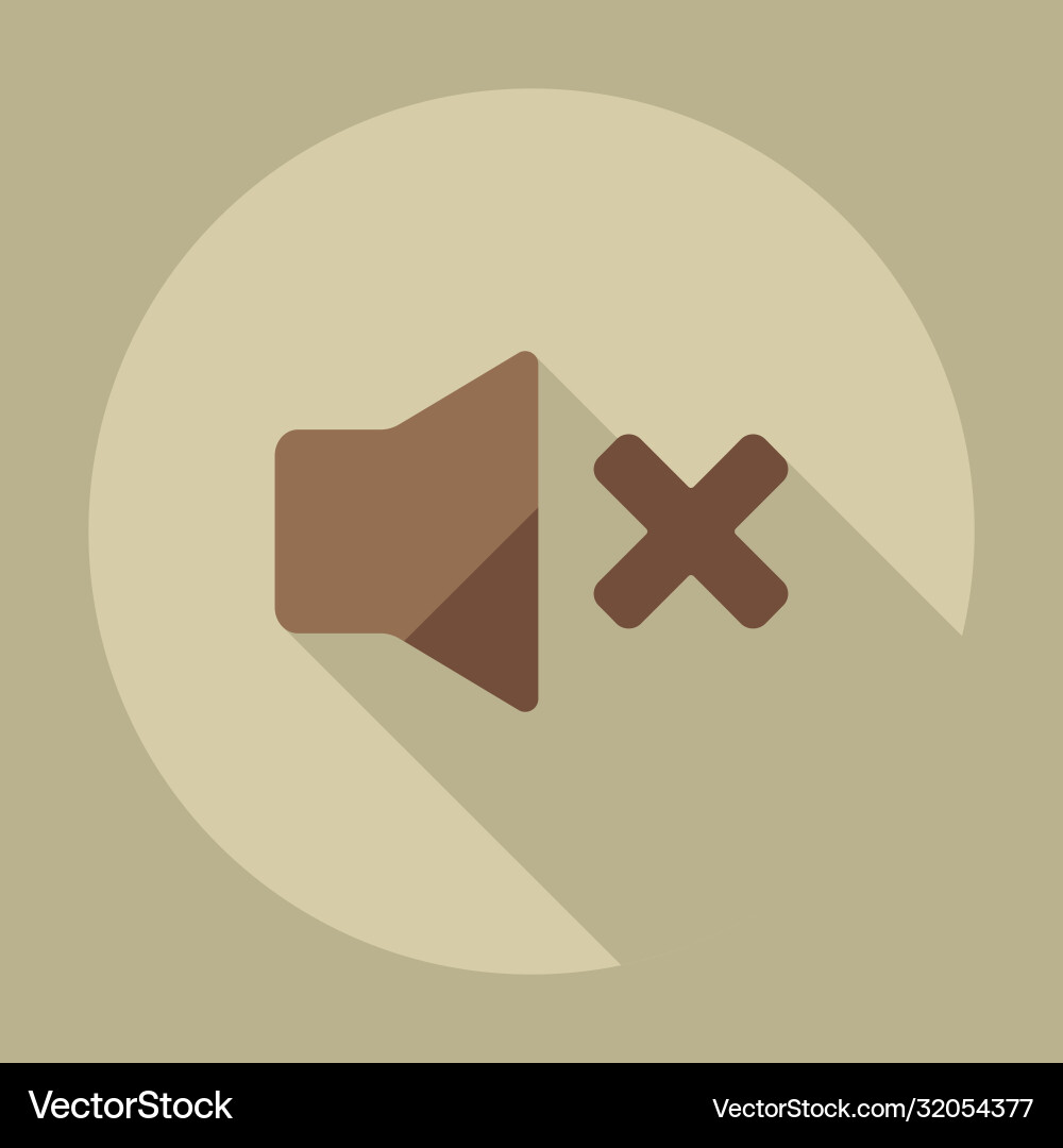 Flat modern design with shadow icon player vector image