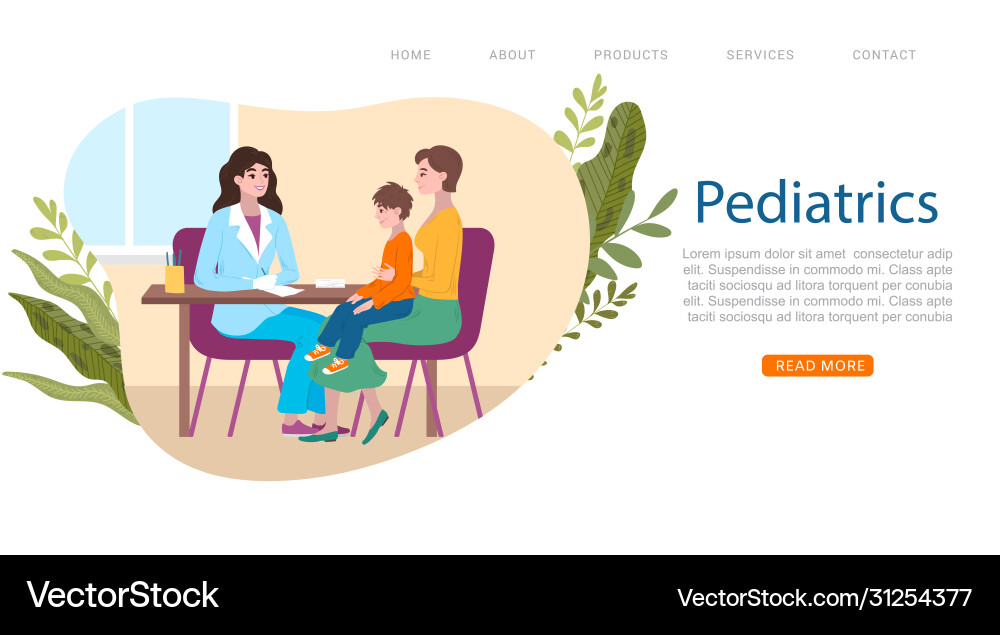 Kinder Kinder Kinderarzt Web-Banner klein Kinder Kinder Kinderarzt Web-Banner klein vektorbild