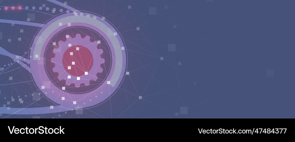 Neural network concept connected cells with links Neural network concept connected cells with links vector image