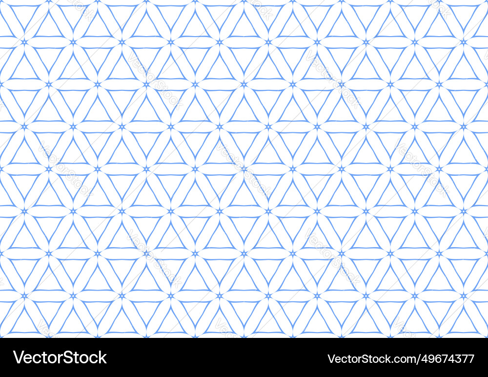 Seamless hexagons and triangles pattern Seamless hexagons and triangles pattern vector image