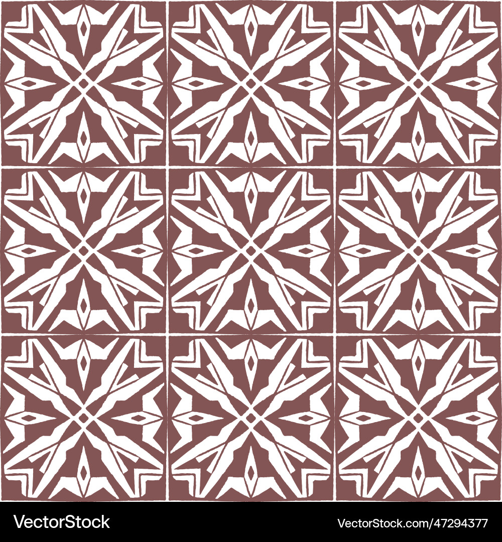 Seamless pattern with arabesques in retro style Seamless pattern with arabesques in retro style vector image