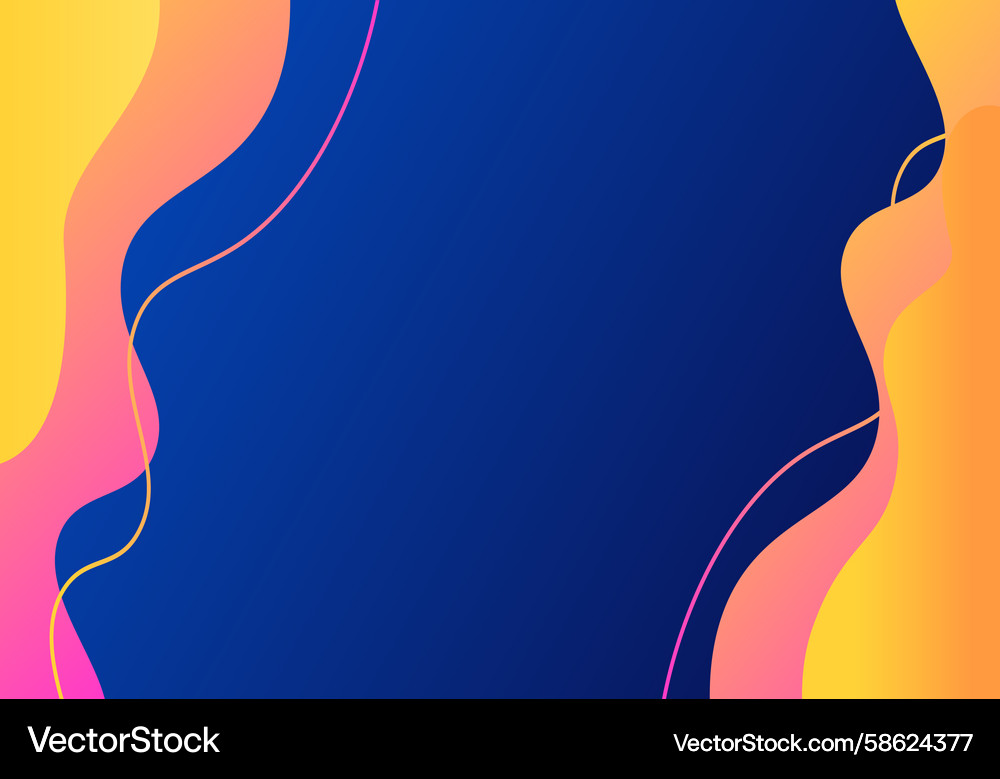 Vivid and dynamic abstract colorful wave Vivid and dynamic abstract colorful wave Vector Image