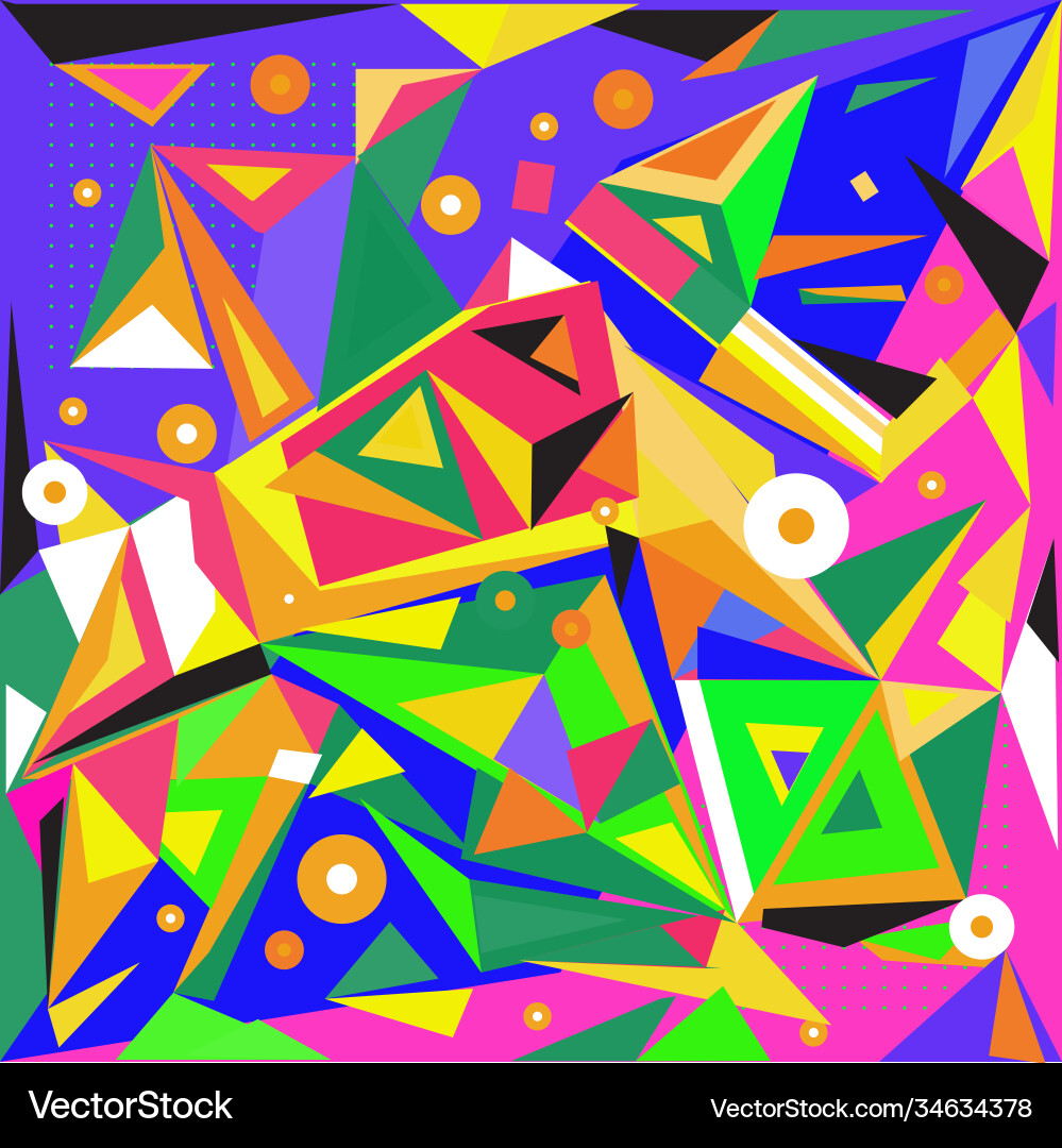 Abstract modern triangles background pattern Abstract modern triangles background pattern Vector Image