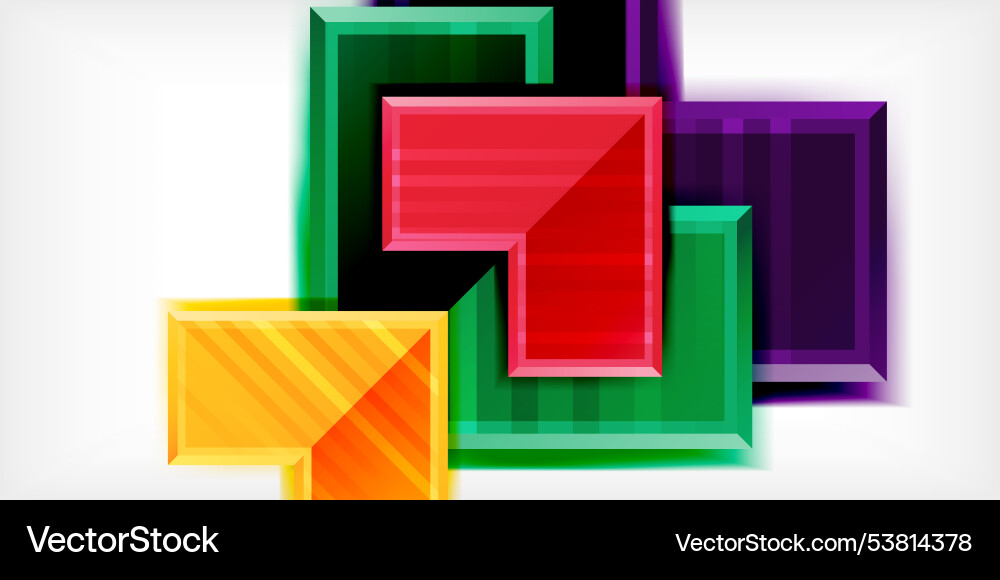Arrow symbols created with 3d effects and line Vector Image
