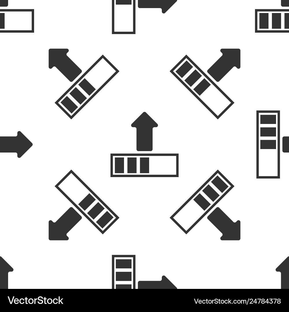 Grey loading icon isolated seamless pattern Grey loading icon isolated seamless pattern vector image