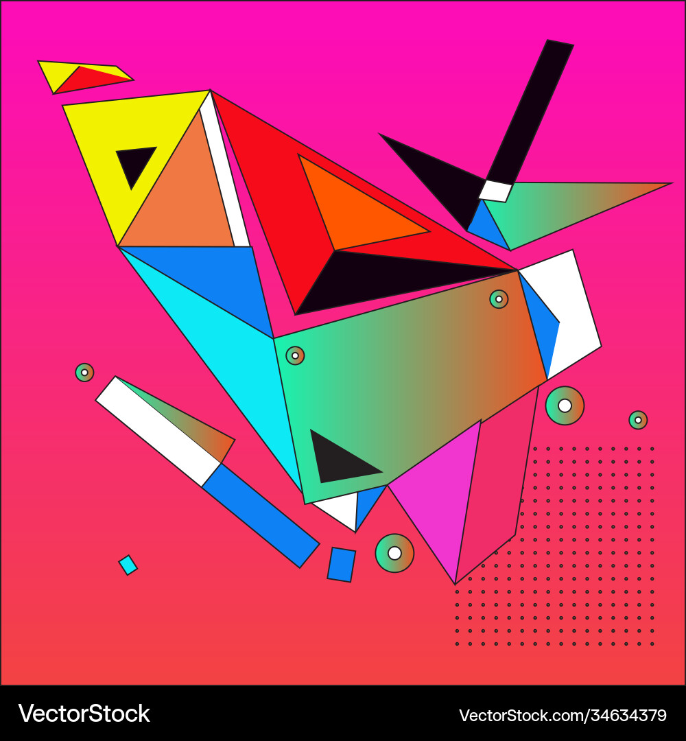 Abstract modern triangles background pattern Abstract modern triangles background pattern vector image
