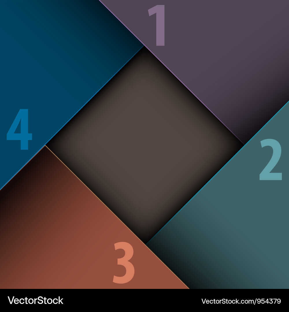 Number Background - Paper Gradient Vector Image