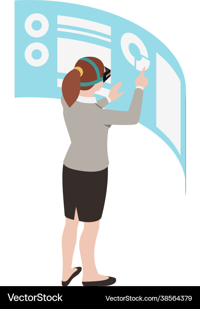 Touch screen interface Touch screen interface vector image