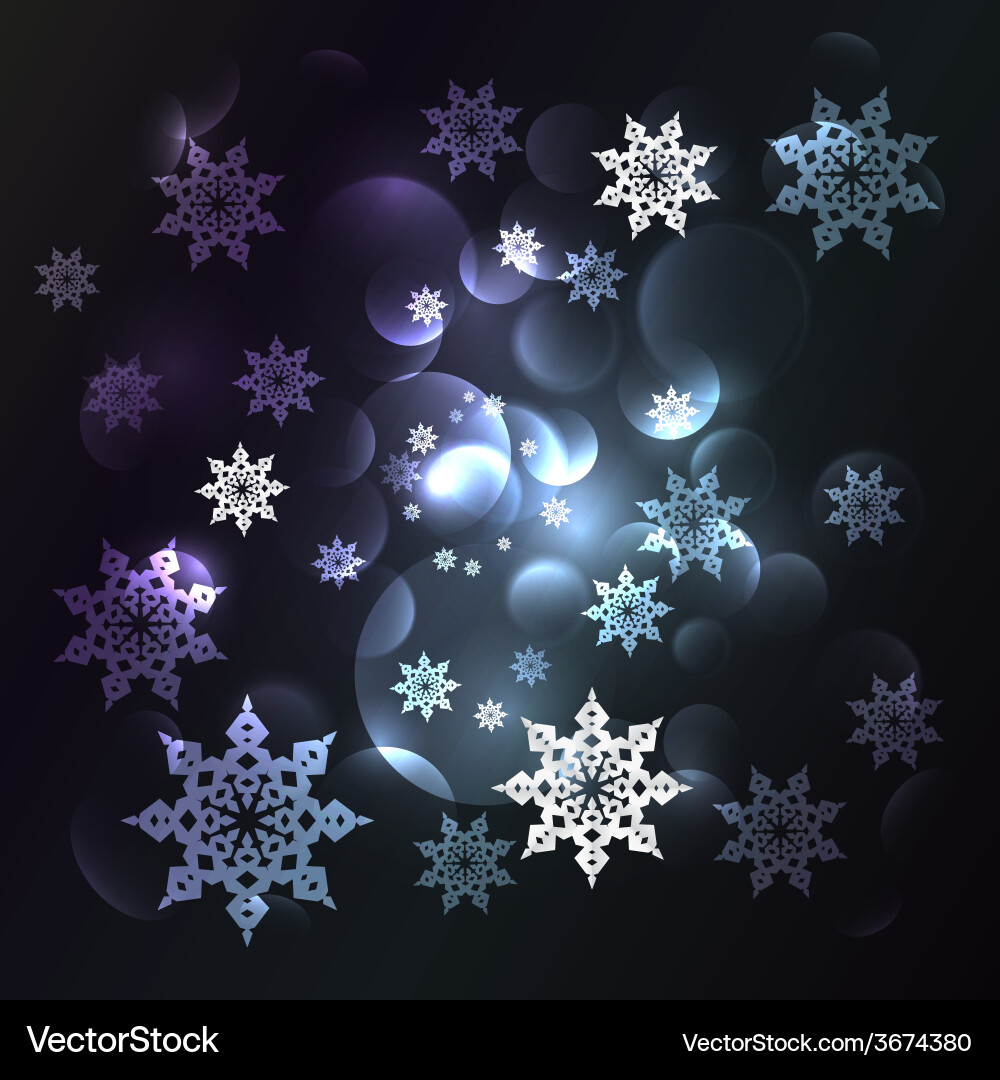 Abstract blurred bokeh background with paper vector image