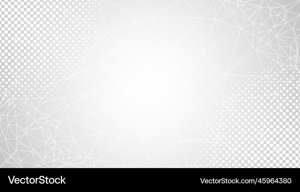 Abstract White Gradient Tech Background vector image