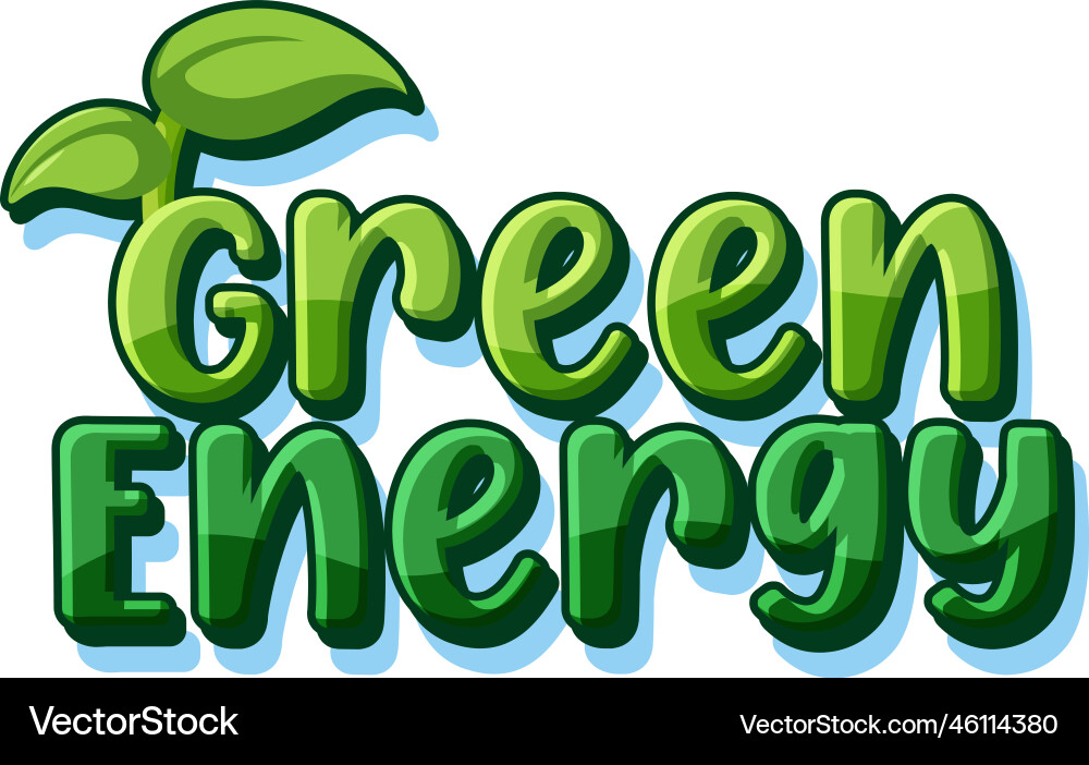 Alternative green energy concept Alternative green energy concept vector image