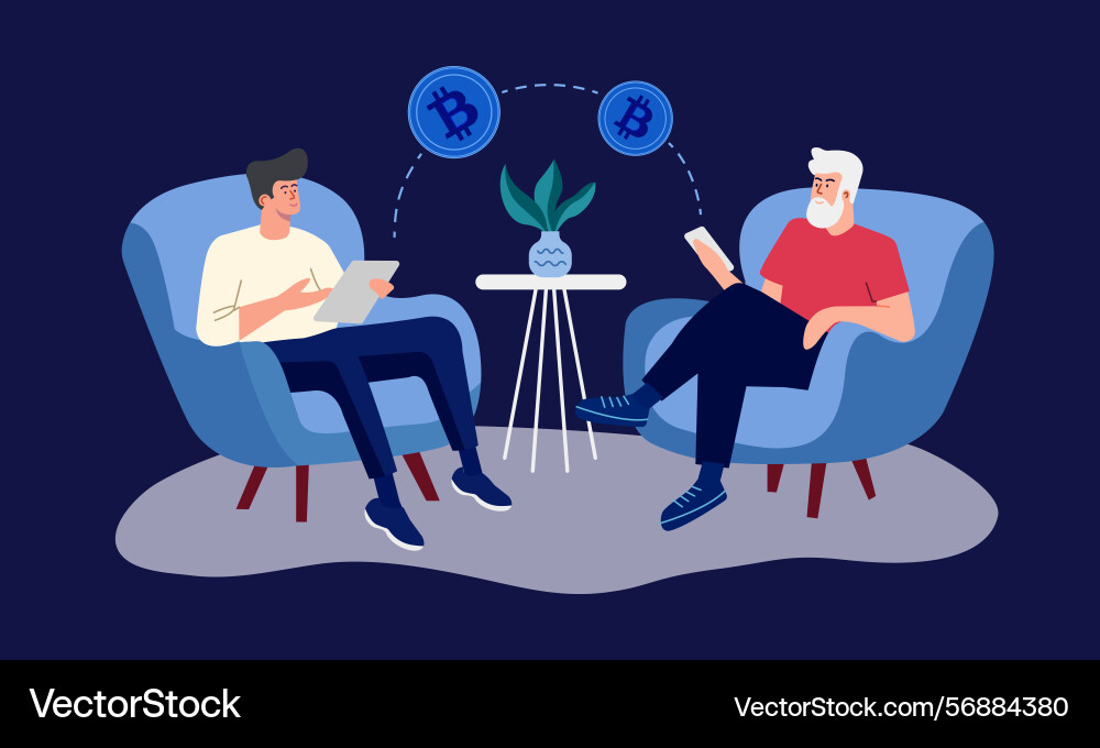 An engaging and informative discussion on key Vector Image