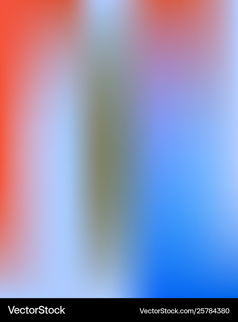 Gradient mesh painted in different colors vector image
